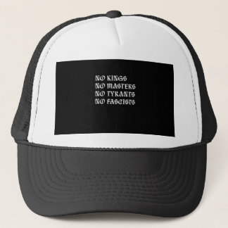 Gorra De Camionero Estilo Sin Reyes Sin Amos Sin Tiranos Sin Fascista