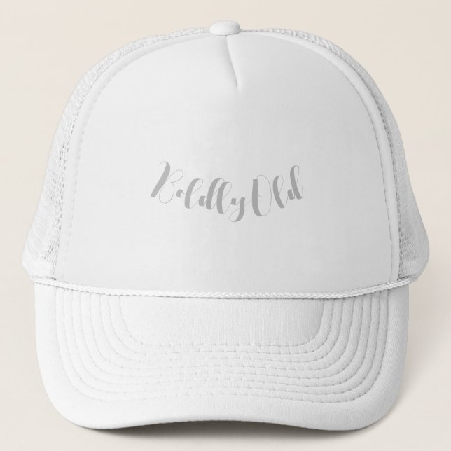 GORRA DE CAMIONERO ESTILO Y DISEÑO DE LA TAPA (Anverso)