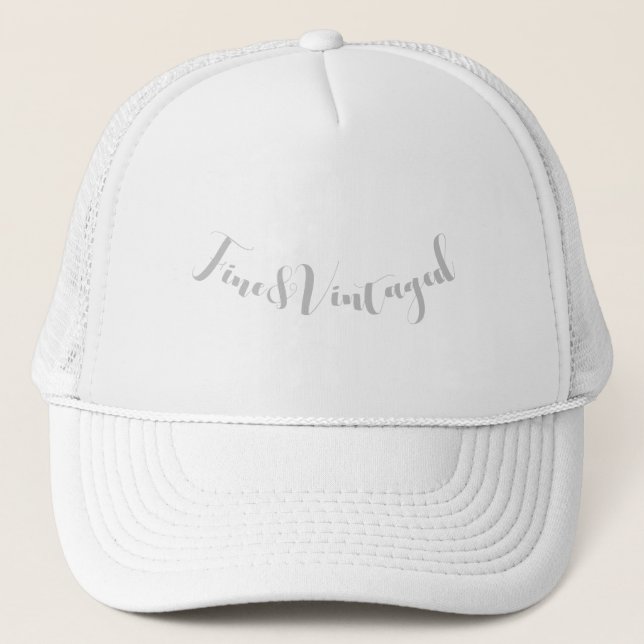 GORRA DE CAMIONERO ESTILO Y DISEÑO DE LA TAPA (Anverso)