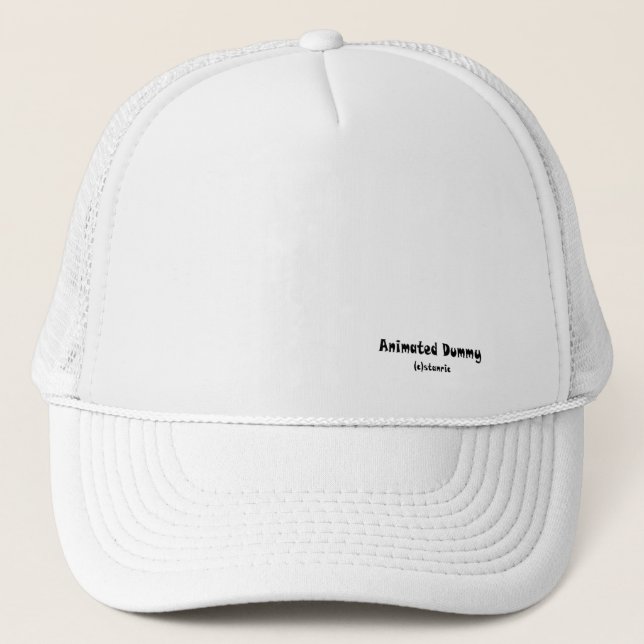 GORRA DE CAMIONERO ESTILO Y DISEÑO DE LA TAPA (Anverso)