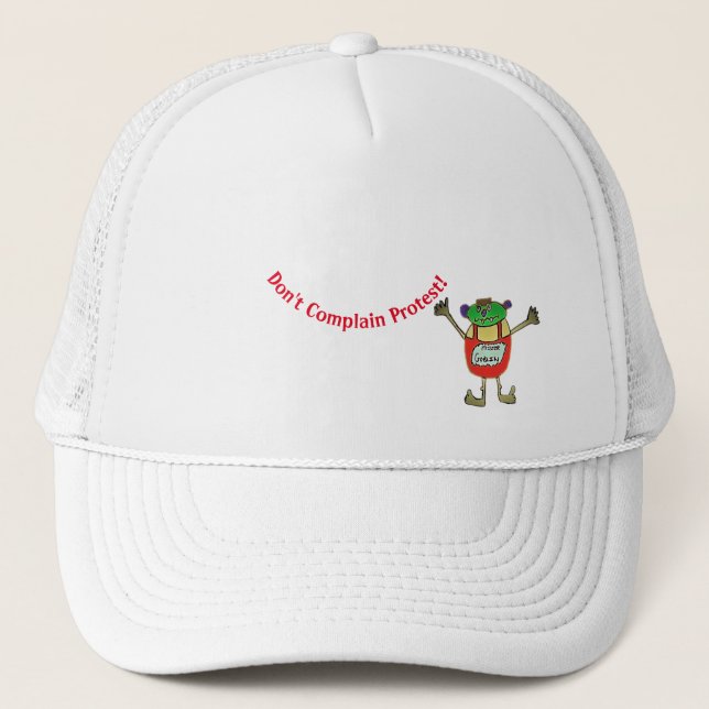 GORRA DE CAMIONERO ESTILO Y DISEÑO DE LA TAPA (Anverso)