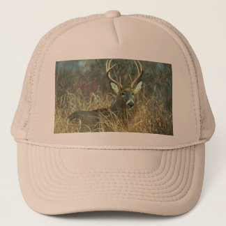 Gorra De Camionero Estimado/dólar/ciervos Blanco-atados