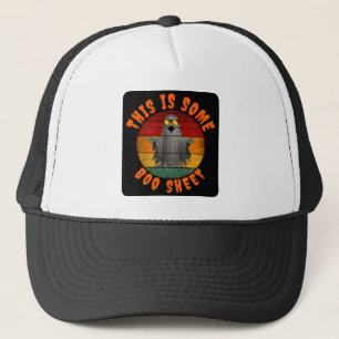Gorra De Camionero Esto es algo de hoja de boo divertido fantasma vin