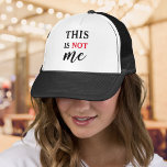 Gorra De Camionero Esto NO soy yo | La tipografía humorística de moda<br><div class="desc">En un mundo en el que las etiquetas están en todas partes y la identidad se cuestiona constantemente, este Gorra hace una declaración audaz y humorística: "Este no soy yo, pero, ¿qué significa en realidad? ¿Es una negación juguetona, una reflexión más profunda sobre la autopercepción, o simplemente una forma descarada...</div>