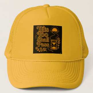 Gorra De Camionero Esto También Pasará Camionero Amarillo Inspirador