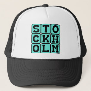 Gorra De Camionero Estocolmo, Capital de Suecia