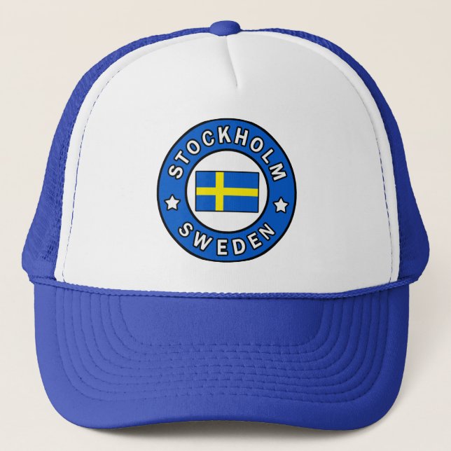 Gorra De Camionero Estocolmo Suecia (Anverso)