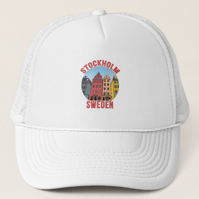 Gorra De Camionero Estocolmo Suecia (Anverso)