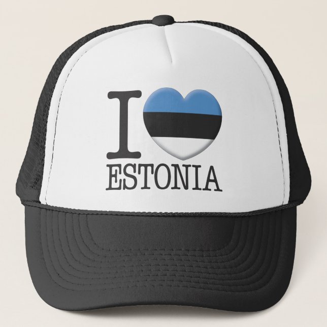 Gorra De Camionero Estonia (Anverso)