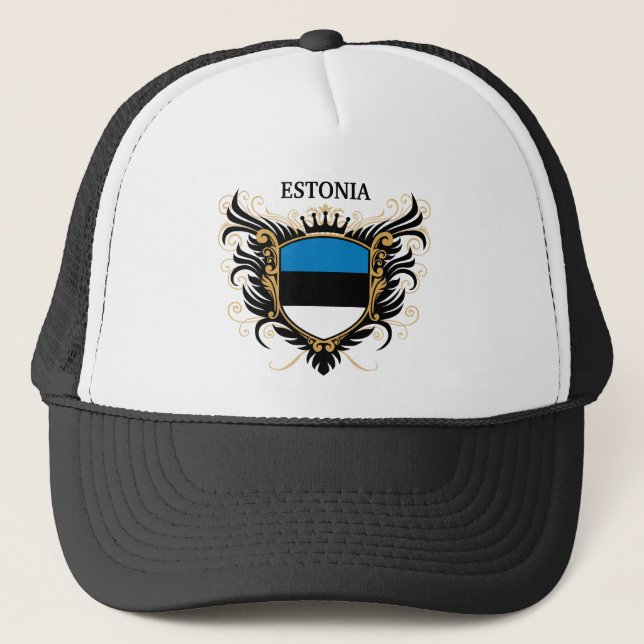 Gorra De Camionero Estonia [personalice] (Anverso)