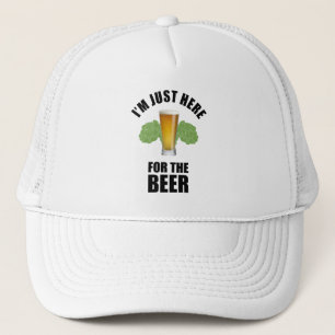 Gorra De Camionero Estoy Acá Para El Amante De La Cerveza Graciosa