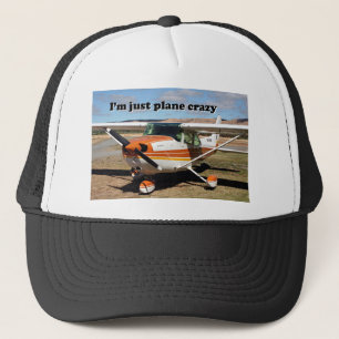 Gorra De Camionero Estoy apenas loco plano: Aviones de Cessna