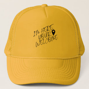 Gorra De Camionero Estoy Aquí Tu Bienvenida
