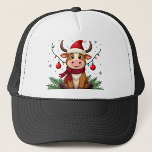 Gorra De Camionero Estoy Bien Todo Está Bien Navidad Vaca de las Tier