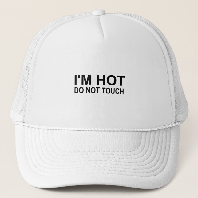 Gorra De Camionero Estoy caliente No tocar (Anverso)