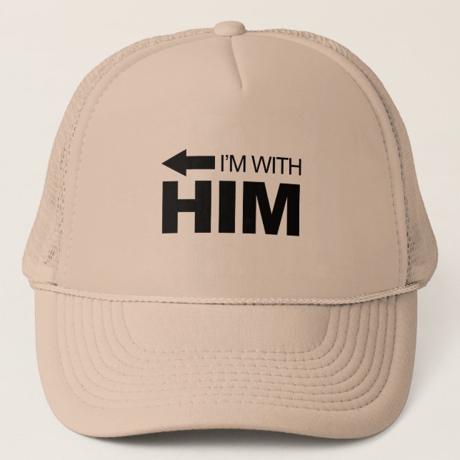 Gorra De Camionero Estoy con él (se fue) (Anverso)