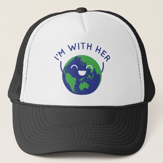Gorra De Camionero Estoy con ella (Anverso)