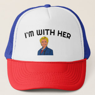 Gorra De Camionero "Estoy con ella" Hilary Clinton Trucker Redneck Ca