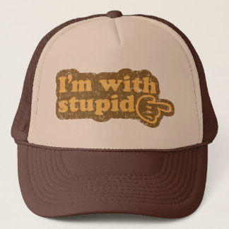 Gorra De Camionero Estoy con estúpido