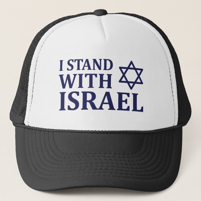 Gorra De Camionero Estoy Con Israel (Anverso)