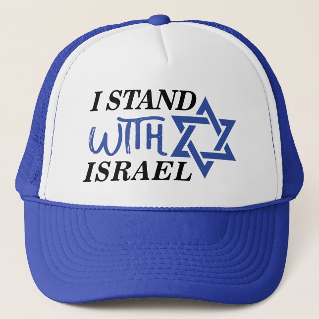 Gorra De Camionero Estoy Con Israel | Orgullo (Anverso)