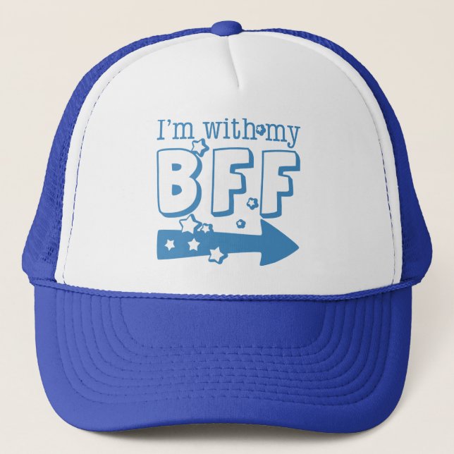 Gorra De Camionero Estoy con mi BFF (derecho) (Anverso)