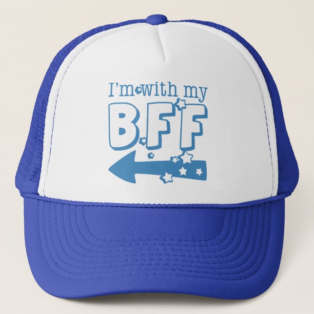 Gorra De Camionero Estoy con mi BFF (se fue) (Anverso)