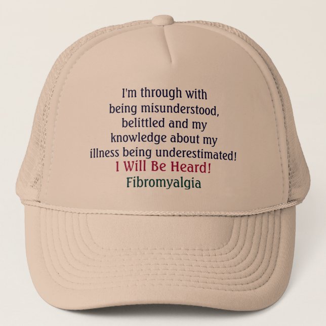 Gorra De Camionero Estoy con withbeing entendido mal, belittled… (Anverso)