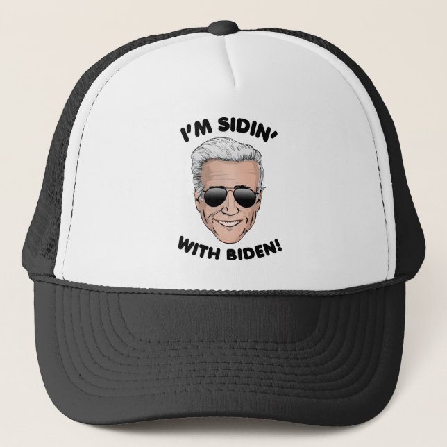 Gorra De Camionero Estoy de acuerdo con Biden (Anverso)