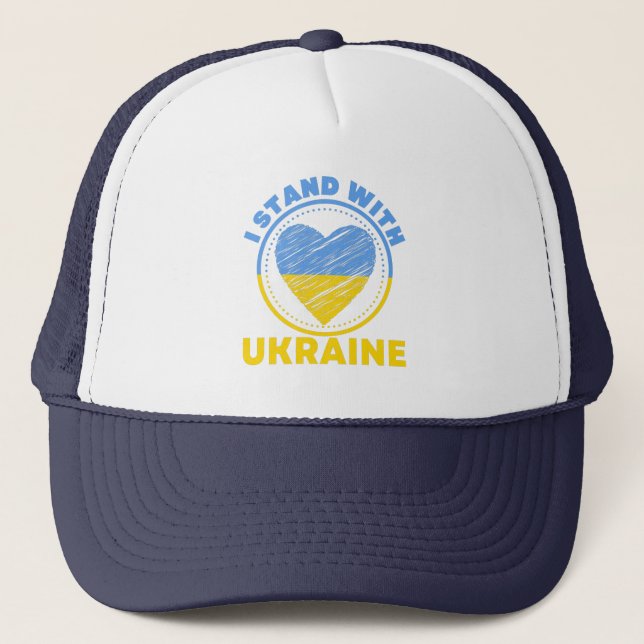 GORRA DE CAMIONERO ESTOY DE ACUERDO CON UCRANIA - APOYO (Anverso)