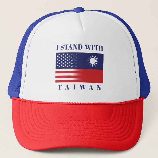 Gorra De Camionero Estoy de pie con Taiwán (Anverso)