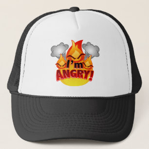 Gorra De Camionero ¡Estoy enojado! Gorra del camionero