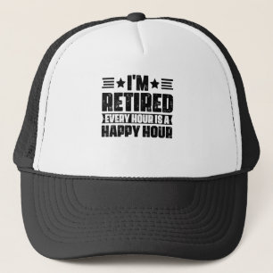 Gorra De Camionero Estoy jubilado cada hora es una hora feliz