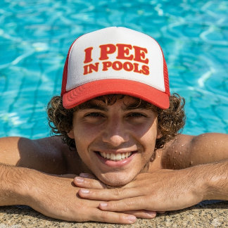 Gorra De Camionero Estoy meando en las piscinas divertidas vacaciones