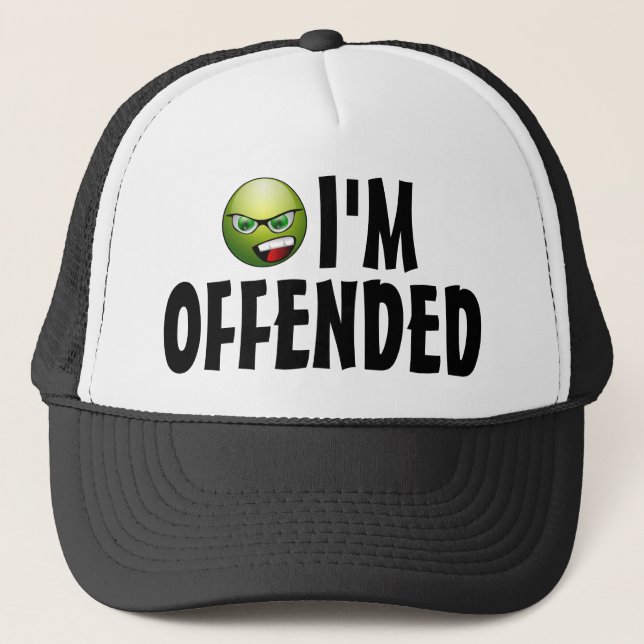 Gorra De Camionero Estoy ofendido de enojo (Anverso)
