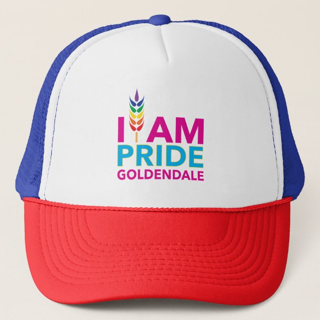 Gorra De Camionero ESTOY ORGULLOSO Goldendale Trucker Hat (Anverso)