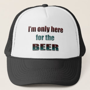 Gorra De Camionero Estoy solamente aquí para la cerveza