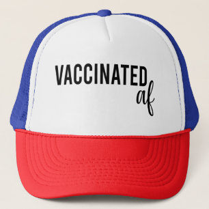 Gorra De Camionero Estoy vacunado, Vacunas salvan vidas, AF vacunado