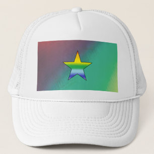 Gorra De Camionero Estrella arco iris