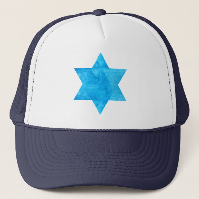 Gorra De Camionero Estrella azul de David (Anverso)