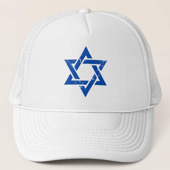 Gorra De Camionero Estrella azul del Grunge de David (Anverso)