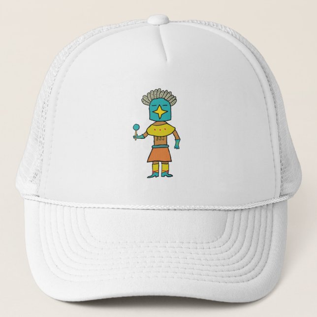 Gorra De Camionero Estrella azul Kachina (Anverso)