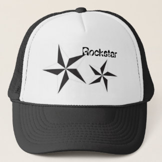 Gorra De Camionero estrella blanca negra, estrella blanca negra,