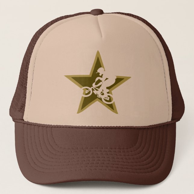 Gorra De Camionero Estrella BMX (Anverso)