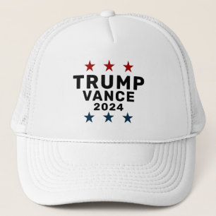 Gorra De Camionero Estrella clásica Trump Vance 2024