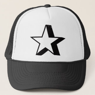 Gorra De Camionero Estrella con la sombra del descenso pesado