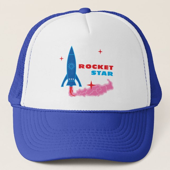 Gorra De Camionero Estrella de cohete (Anverso)