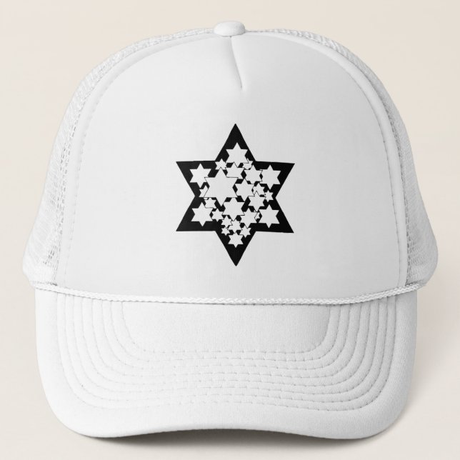 Gorra De Camionero Estrella de David de varias estrellas (Anverso)