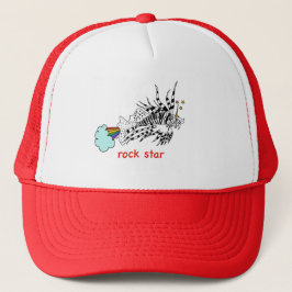 Gorra De Camionero Estrella de rock de Lionfish