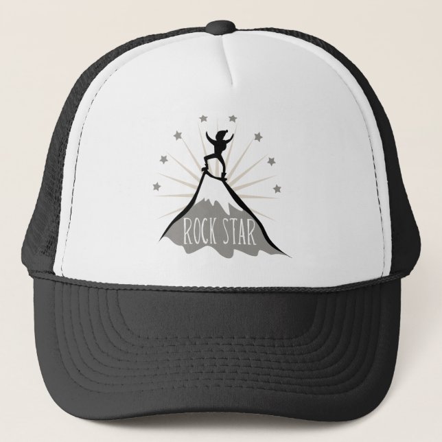 Gorra De Camionero Estrella del rock (Anverso)